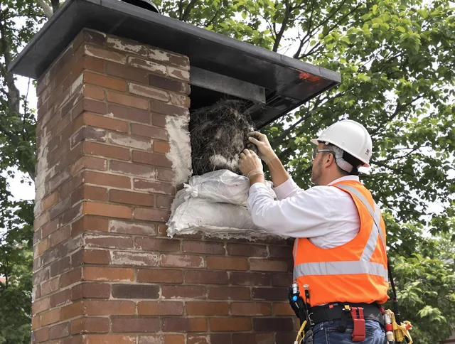 Humane removal of debris and animals by Tampa Chimney Sweep in Tampa, FL