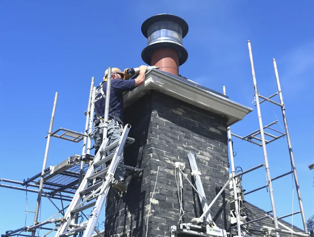 Sturdy chimney crown finished by Tampa Chimney Sweep in Tampa, FL