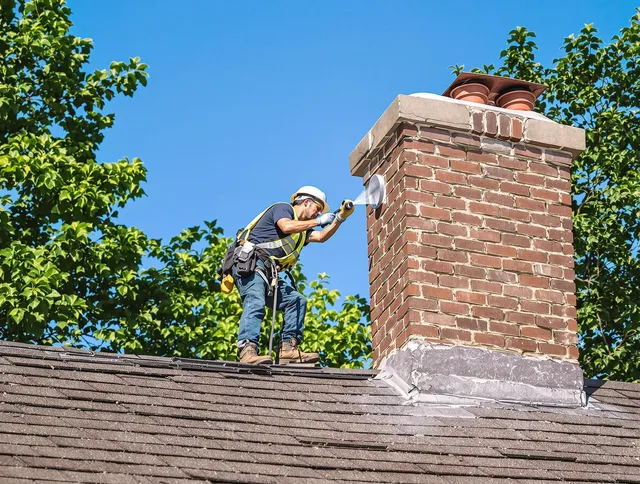 Tampa Chimney Sweep performing an inspection with advanced tools in Tampa, FL