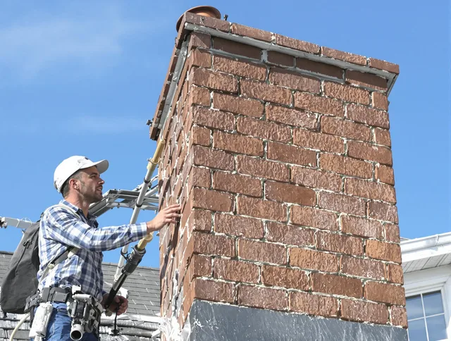 Brickwork for a chimney rebuild by Tampa Chimney Sweep in Tampa, FL