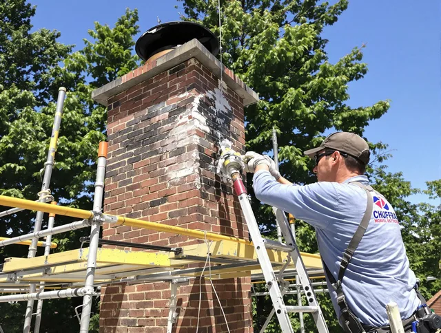Structural chimney repair by Tampa Chimney Sweep in Tampa, FL