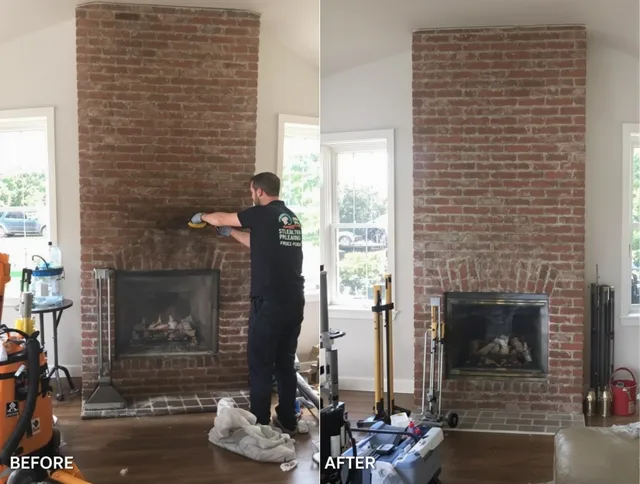 Finished chimney sweeping service by Tampa Chimney Sweep in Tampa, FL