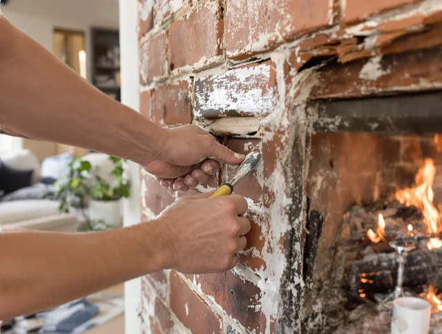 Routine fireplace repair by Tampa Chimney Sweep in Tampa, FL