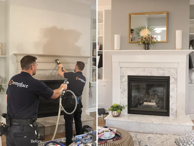 Professional soot removal by Tampa Chimney Sweep team in Tampa, FL